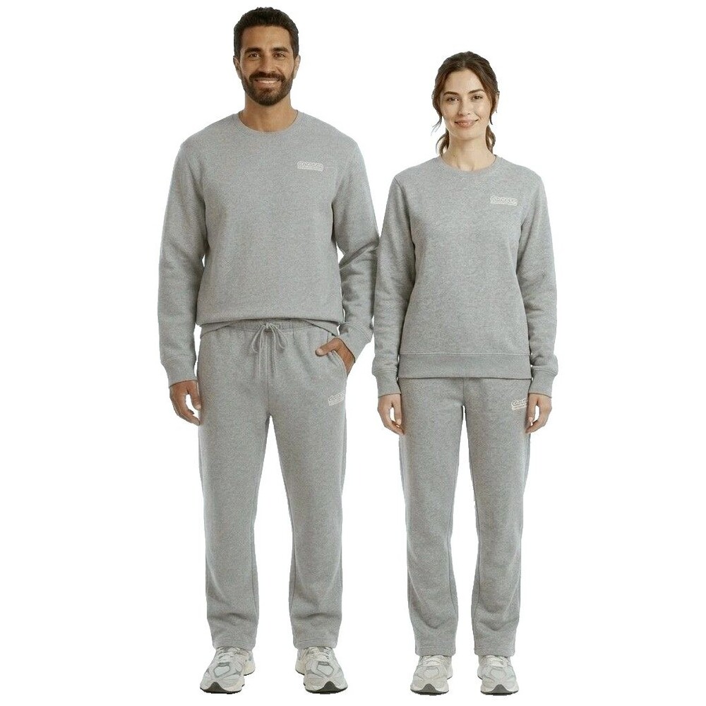 Costco Wholesale Unisex Embroidered Logo Sweatshirt Sweatpant Tracksuit Set M/L